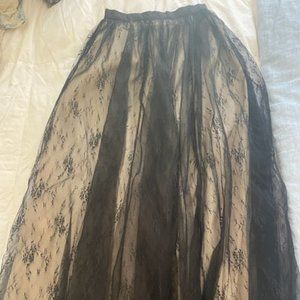 Black Tulle Skirt